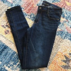 Old Navy Rockstar Dark Blue Denim Jeans